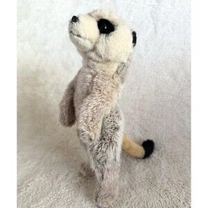 SOS Save Our Space Standing Meerkat Plush 9" Stuffed Animal Toy Realistic Zoo